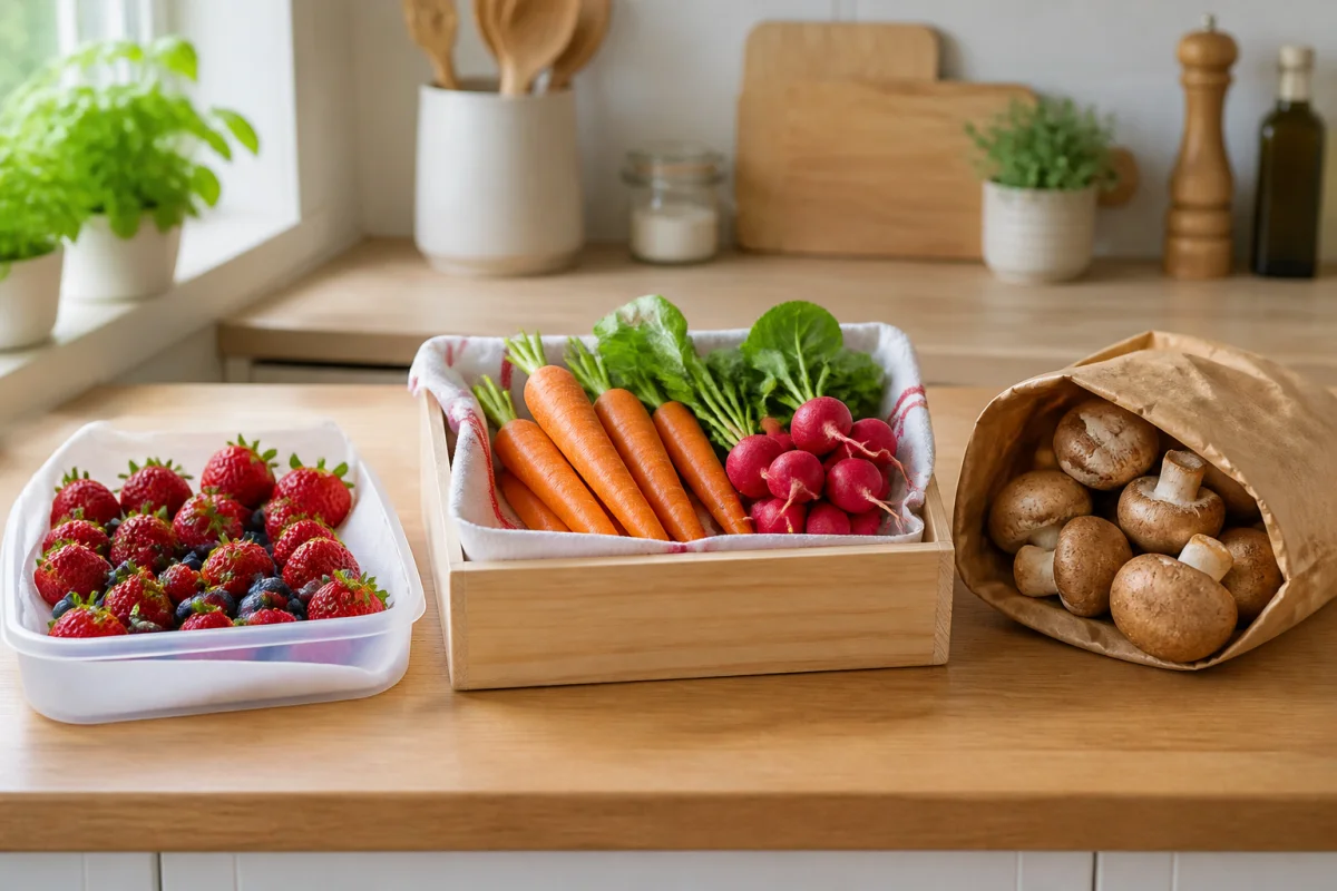 Comment conserver les fruits et légumes frais plus longtemps