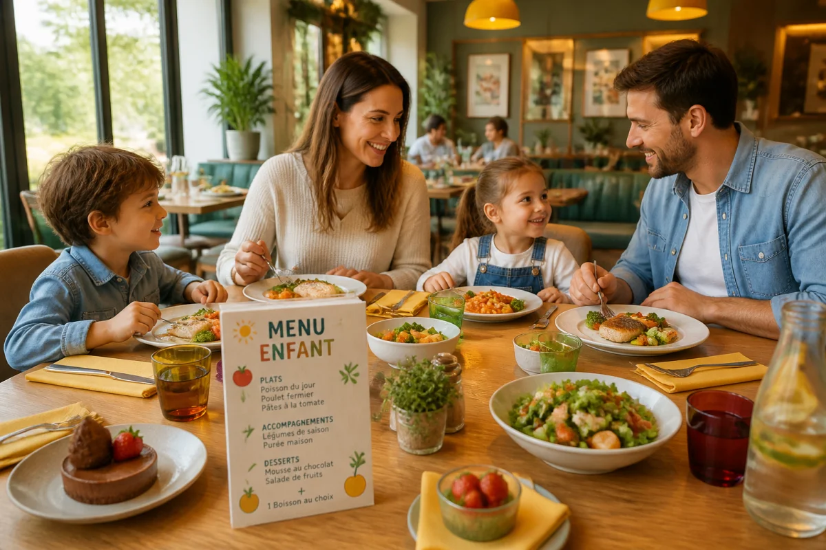 Réussir une sortie au restaurant en famille