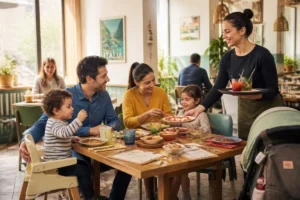 Réussir un repas en famille au restaurant avec des enfants