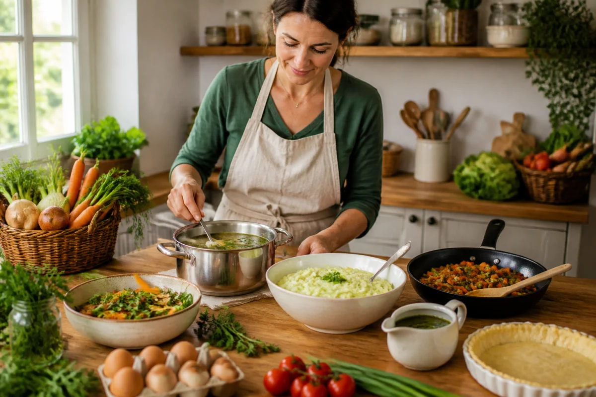 Cuisiner des produits frais maison au quotidien