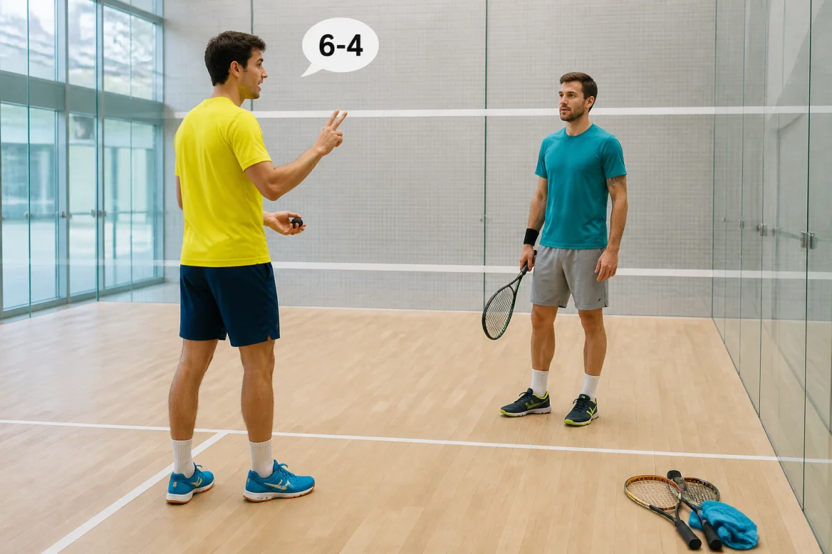 Comment compter les points au squash sans se tromper